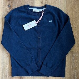 Vineyard Vines Dark Blue Kids Cardigan